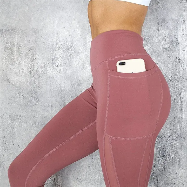 High Waist Fashion Fitness Pocket Leggings