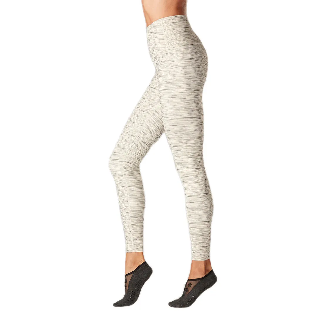 HIGH WAISTED LEGGINGS - SAND STONE