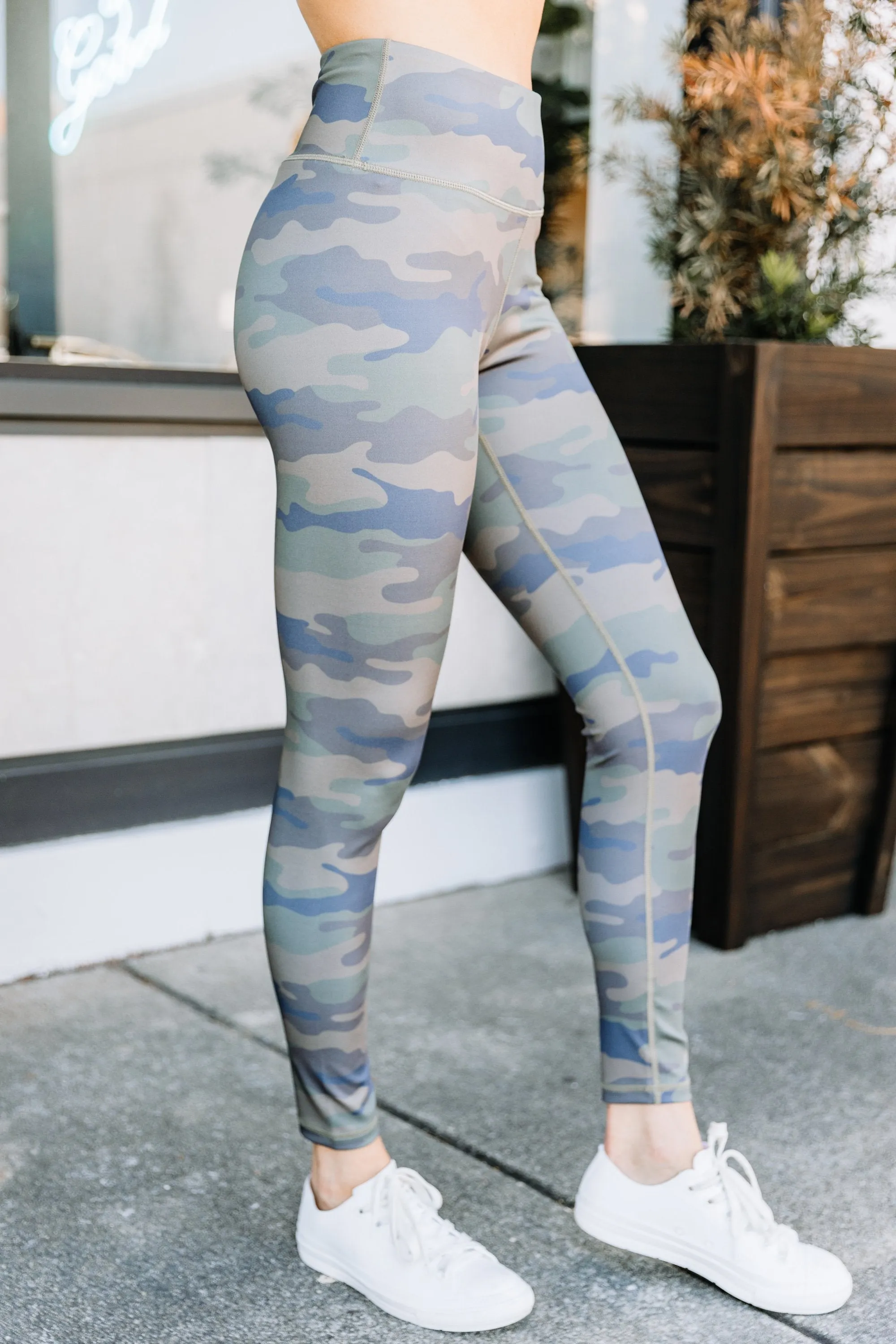 How It Goes Gray Camo Leggings