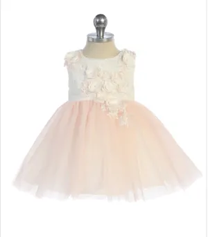 Infant Pink Flower Dress