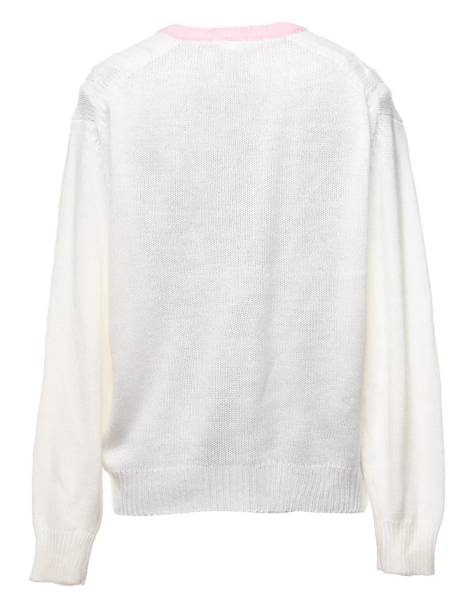 Izod Cable Knit Jumper - M