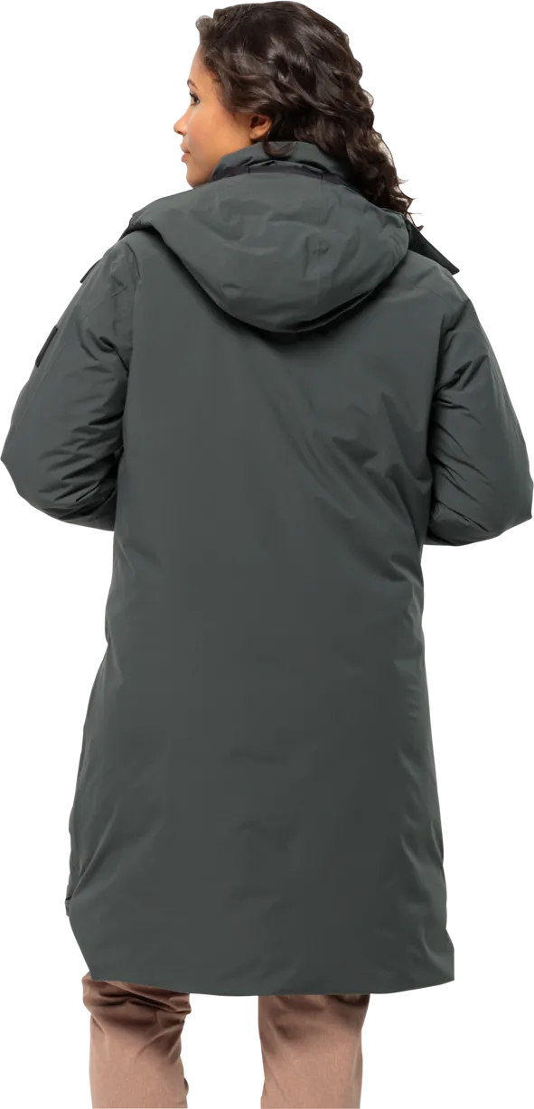 Jack Wolfskin Women&#x27;s Luisenplatz Coat Slate Green | Buy Jack Wolfskin Women&#x27;s Luisenplatz Coat Slate Green here | Outnorth