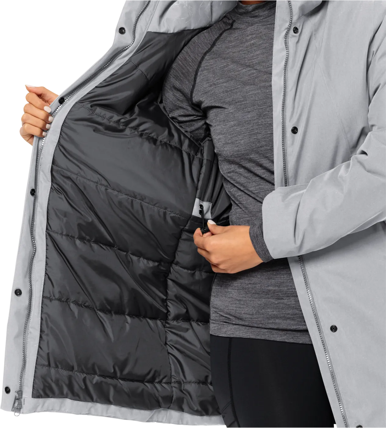 Jack Wolfskin Women&#x27;s Salier Coat Moonwalk | Buy Jack Wolfskin Women&#x27;s Salier Coat Moonwalk here | Outnorth