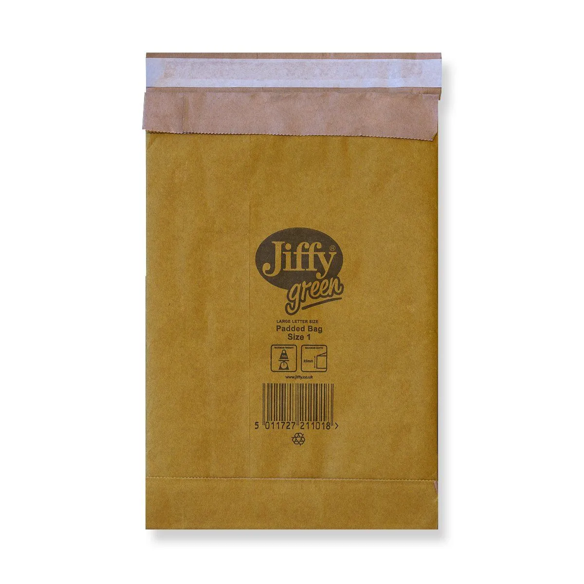 JIFFY GREEN HEAVY DUTY PADDED BAGS