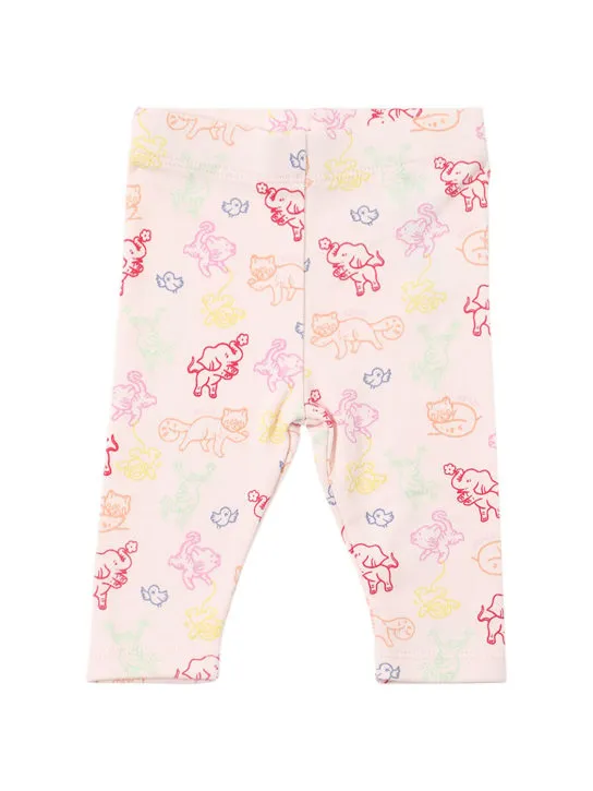 Kenzo Kids   Cotton dress, leggings &amp; headband 