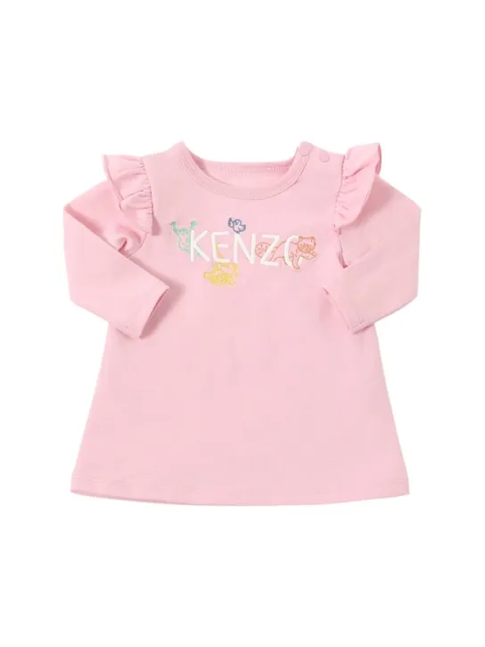 Kenzo Kids   Cotton dress, leggings &amp; headband 