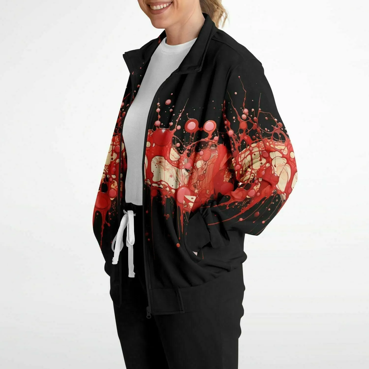 Leaky Guts Sickstem Splatter Track Jacket