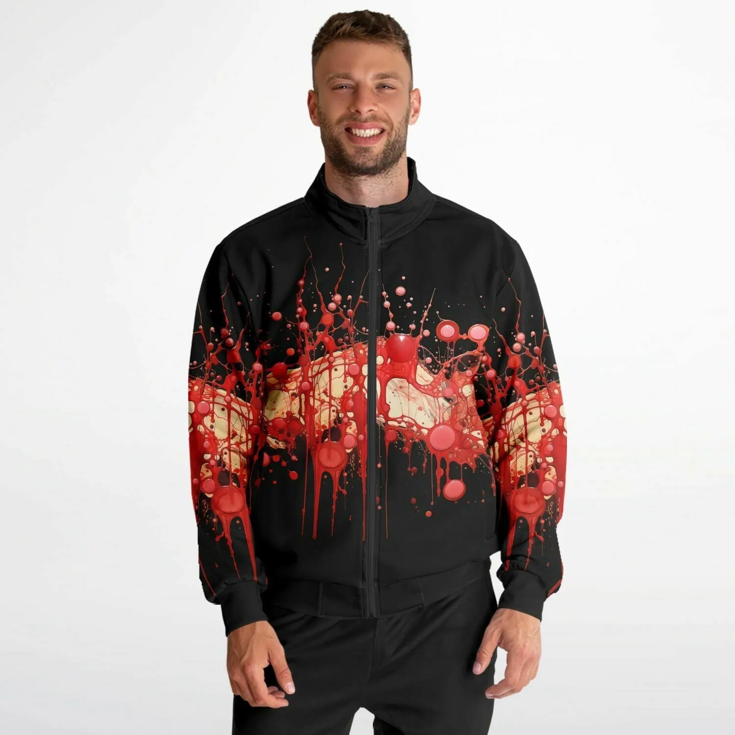 Leaky Guts Sickstem Splatter Track Jacket