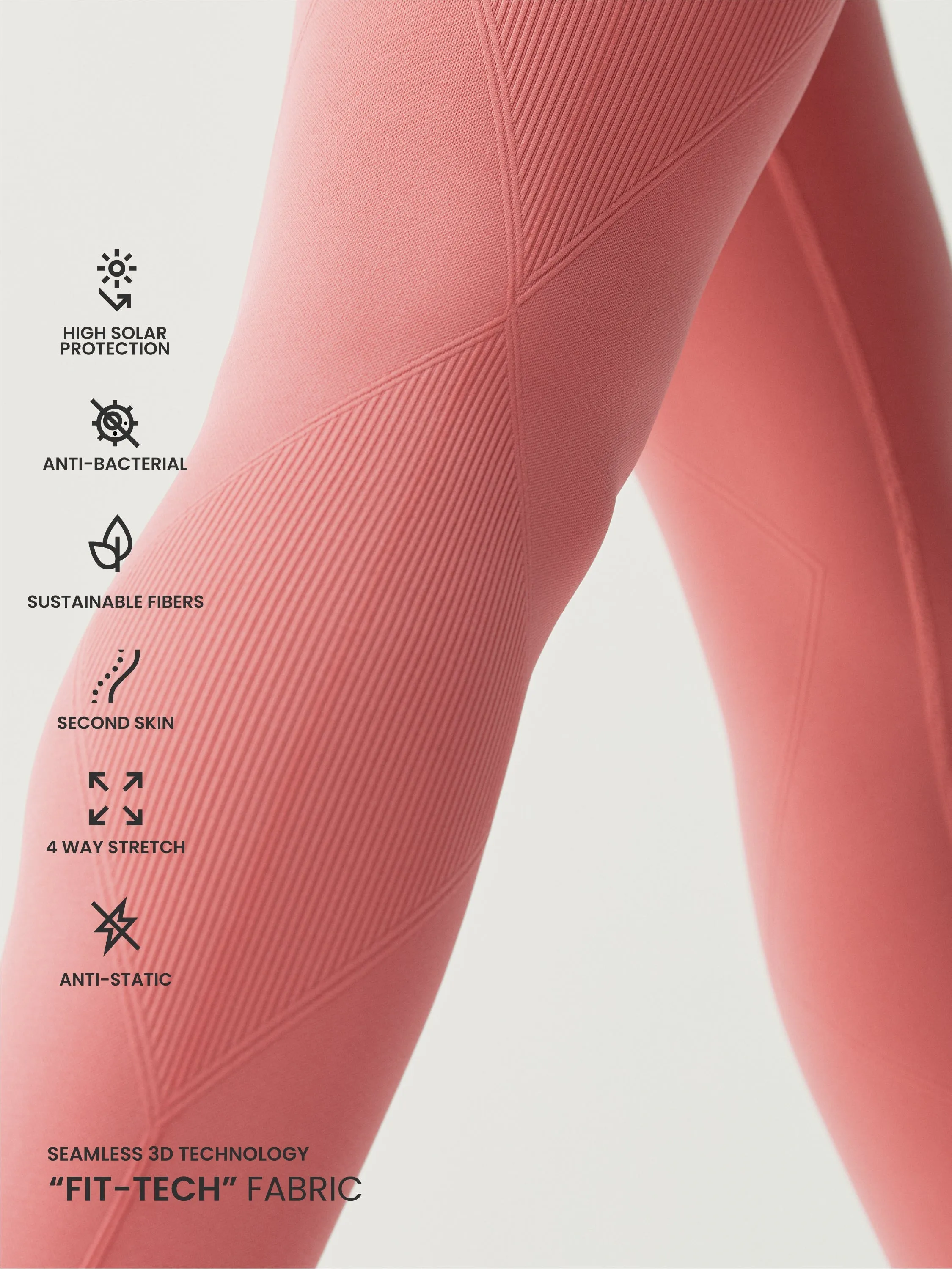 Legging Ambra - Pêche Rose