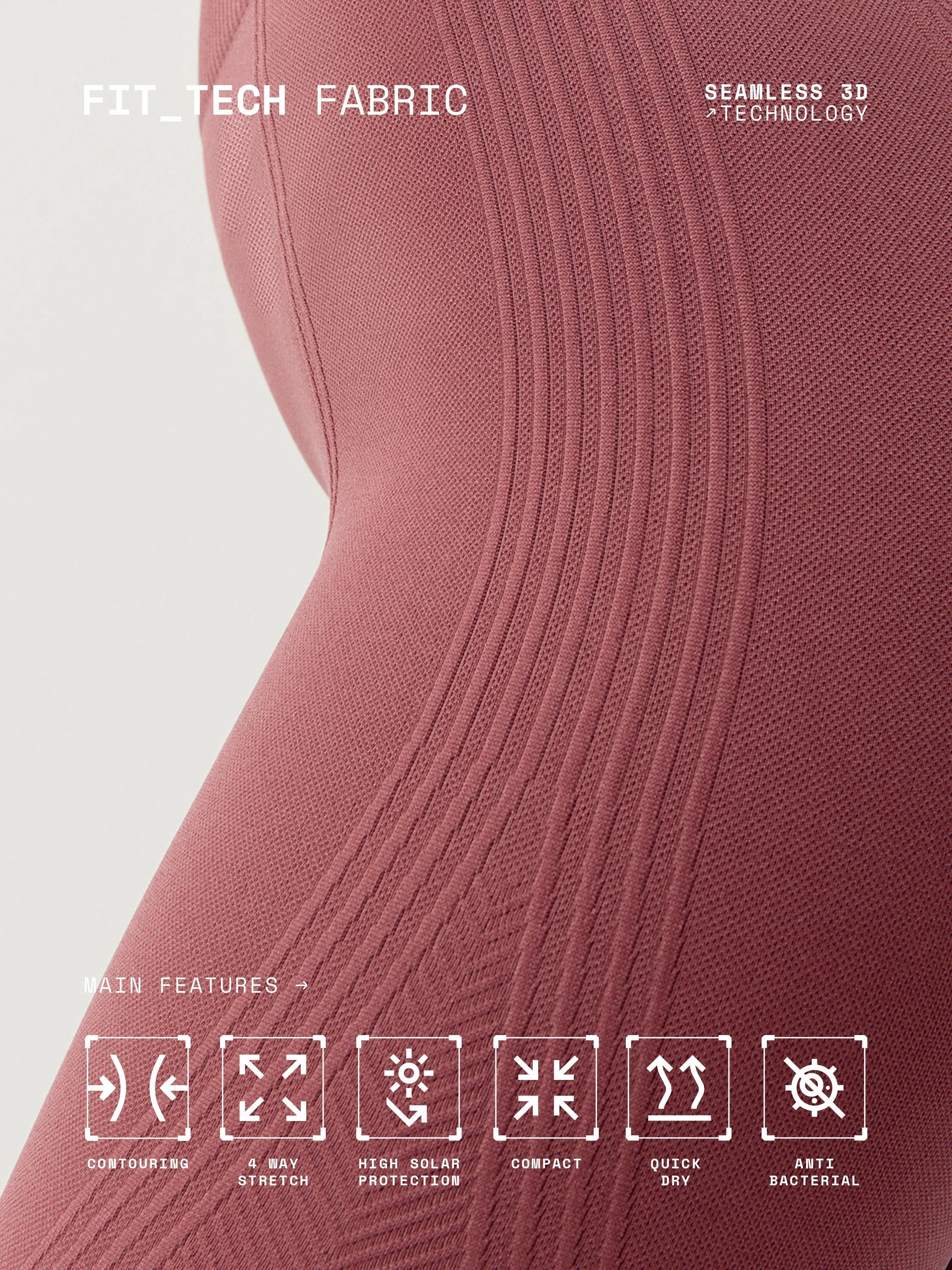 Legging Kamay - Déco Rose