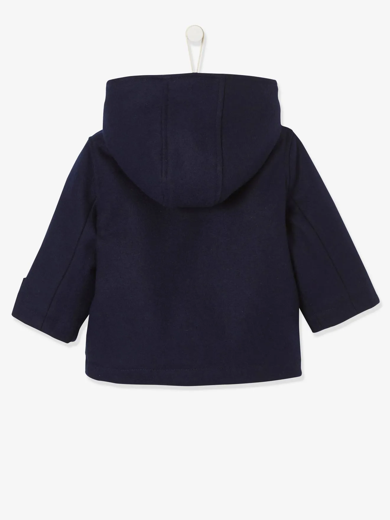 Manteau duffle-coat bébé avec capuche gris chine - Vertbaudet