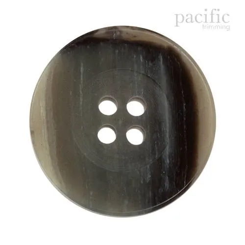 Marble Round 4 Hole Polyester Jacket Coat Button