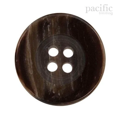 Marble Round 4 Hole Polyester Jacket Coat Button