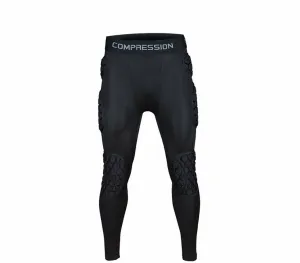 Men's Padded Compression Pants Leggings for Soccer Basketball Paintball Hockey