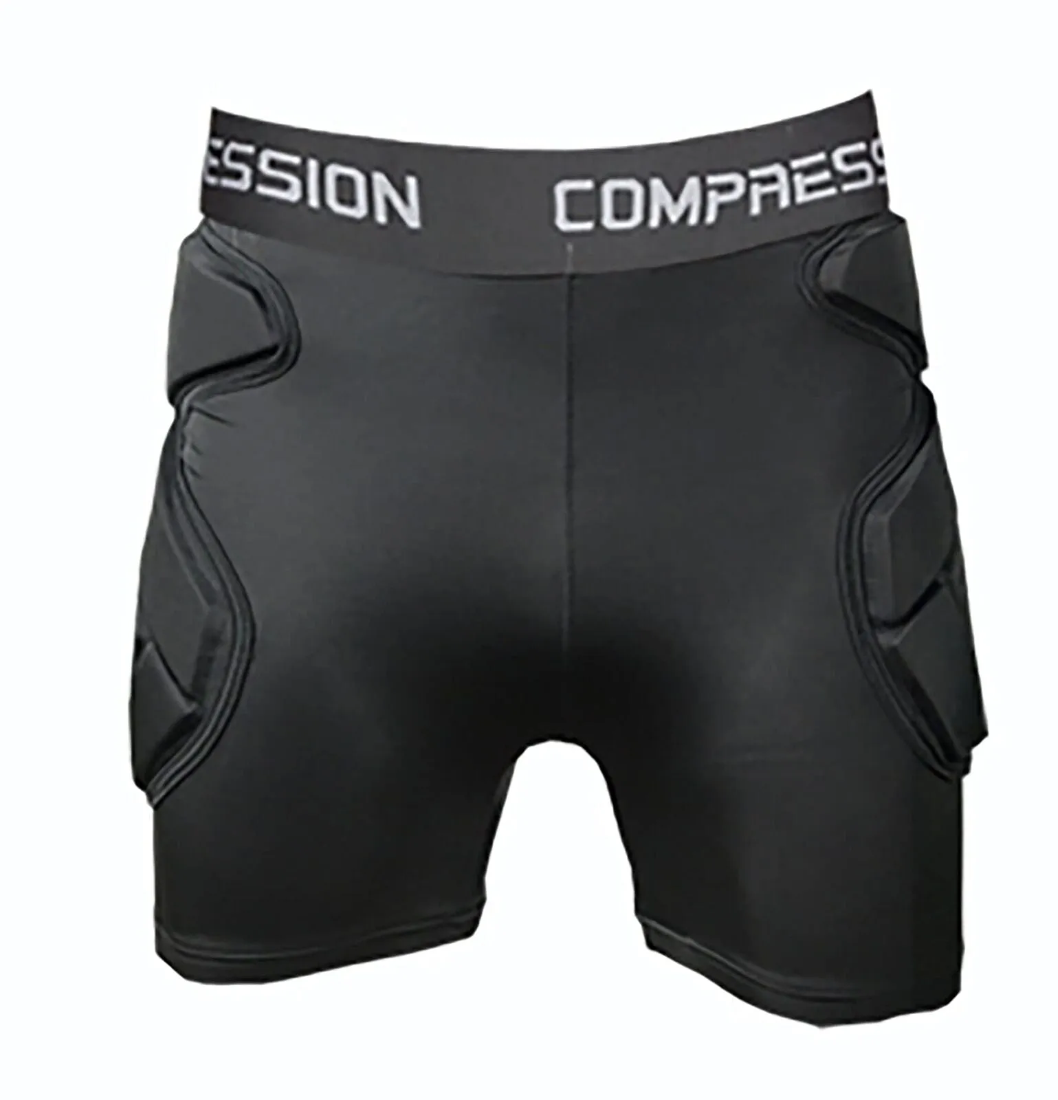 Men's Padded Compression Pants Leggings for Soccer Basketball Paintball Hockey
