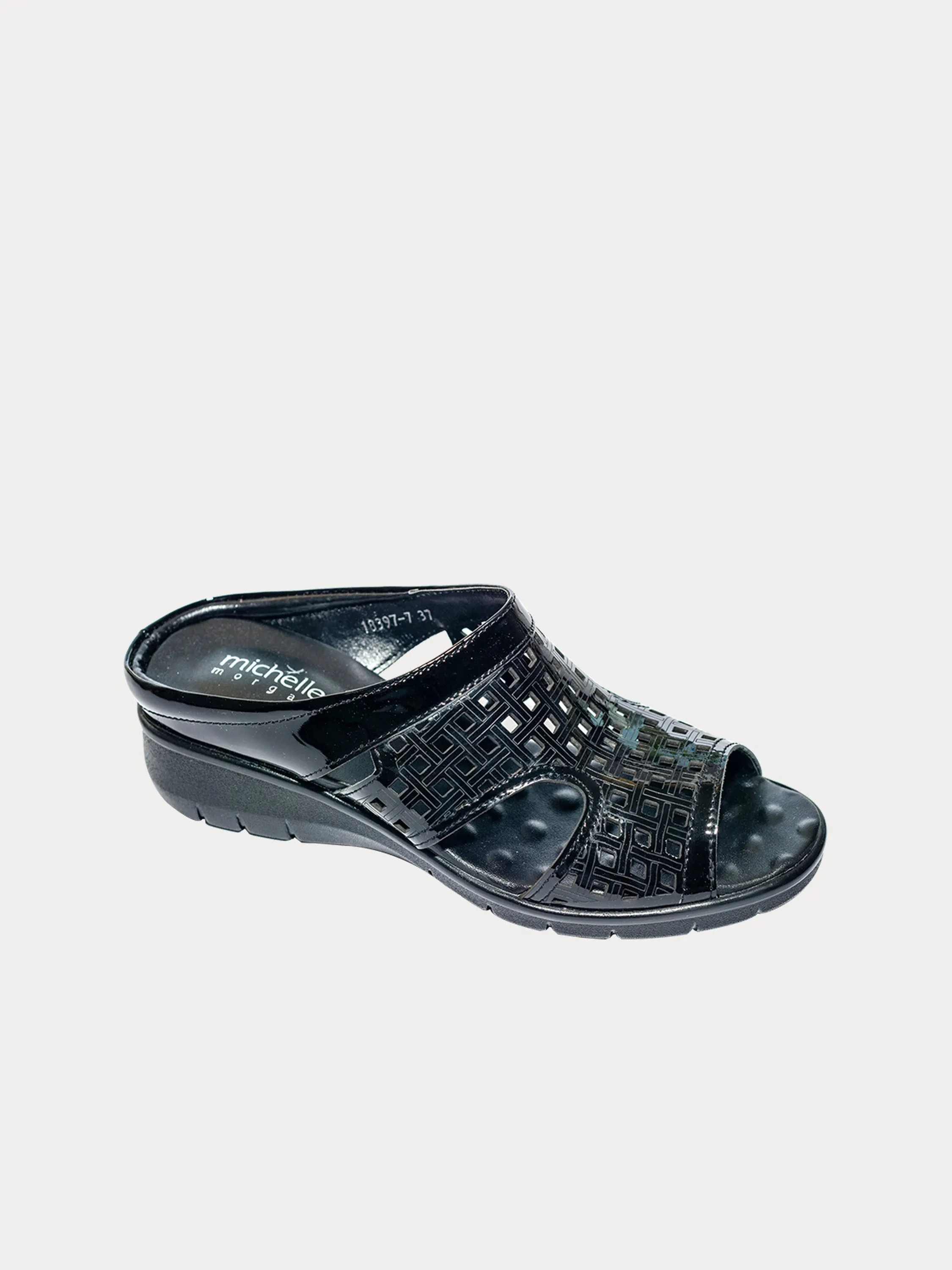 Michelle Morgan 1839770 Square Cut Slider Sandals