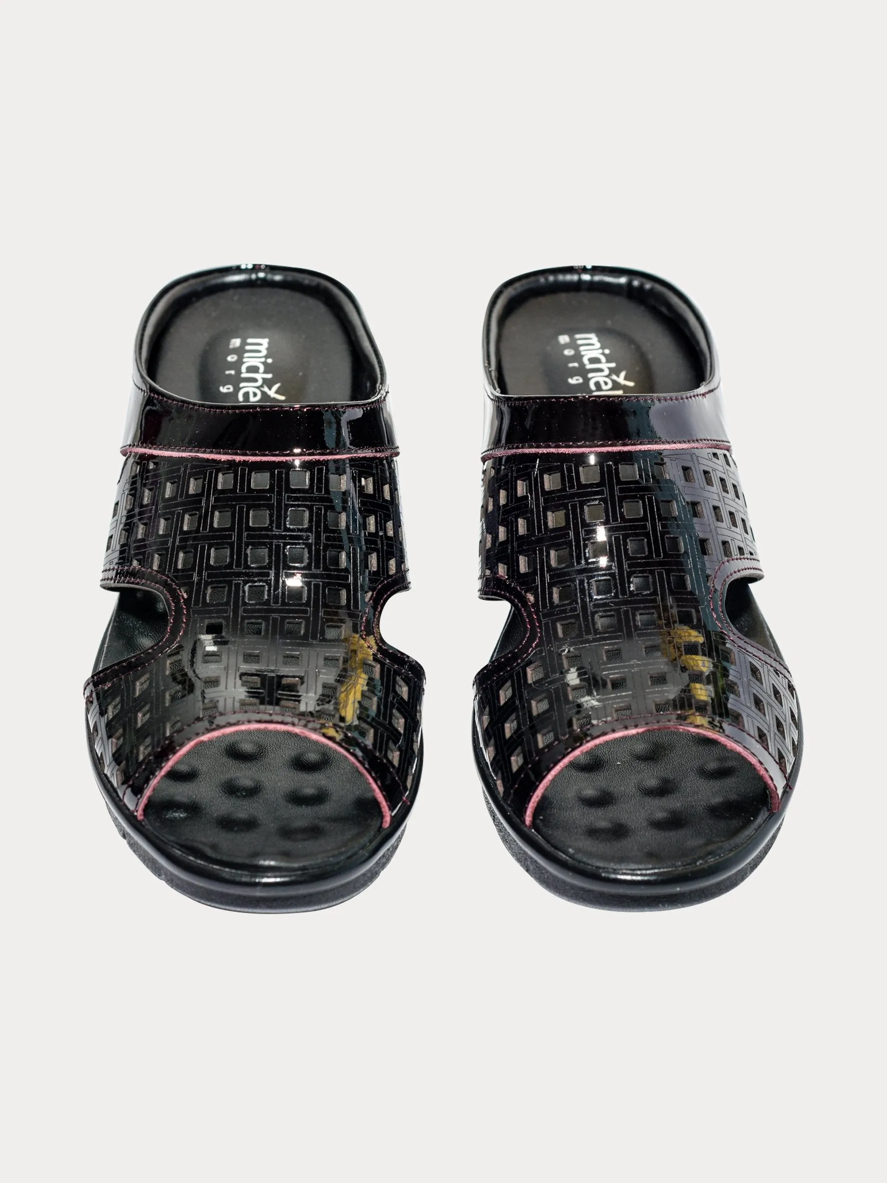 Michelle Morgan 1839770 Square Cut Slider Sandals