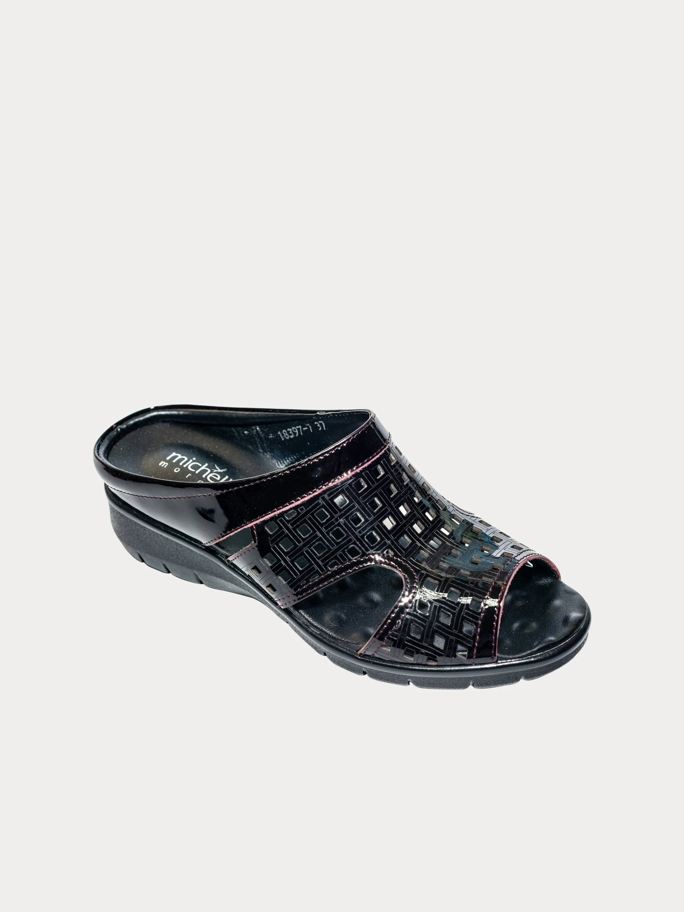 Michelle Morgan 1839770 Square Cut Slider Sandals