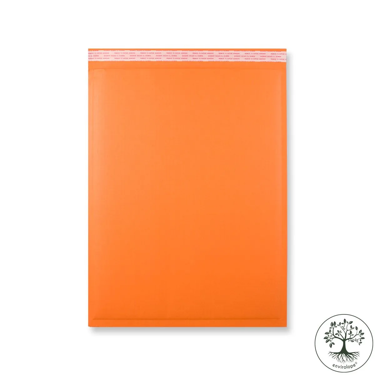 Orange Fluted Biodegradable Recyclable Mailing Bags