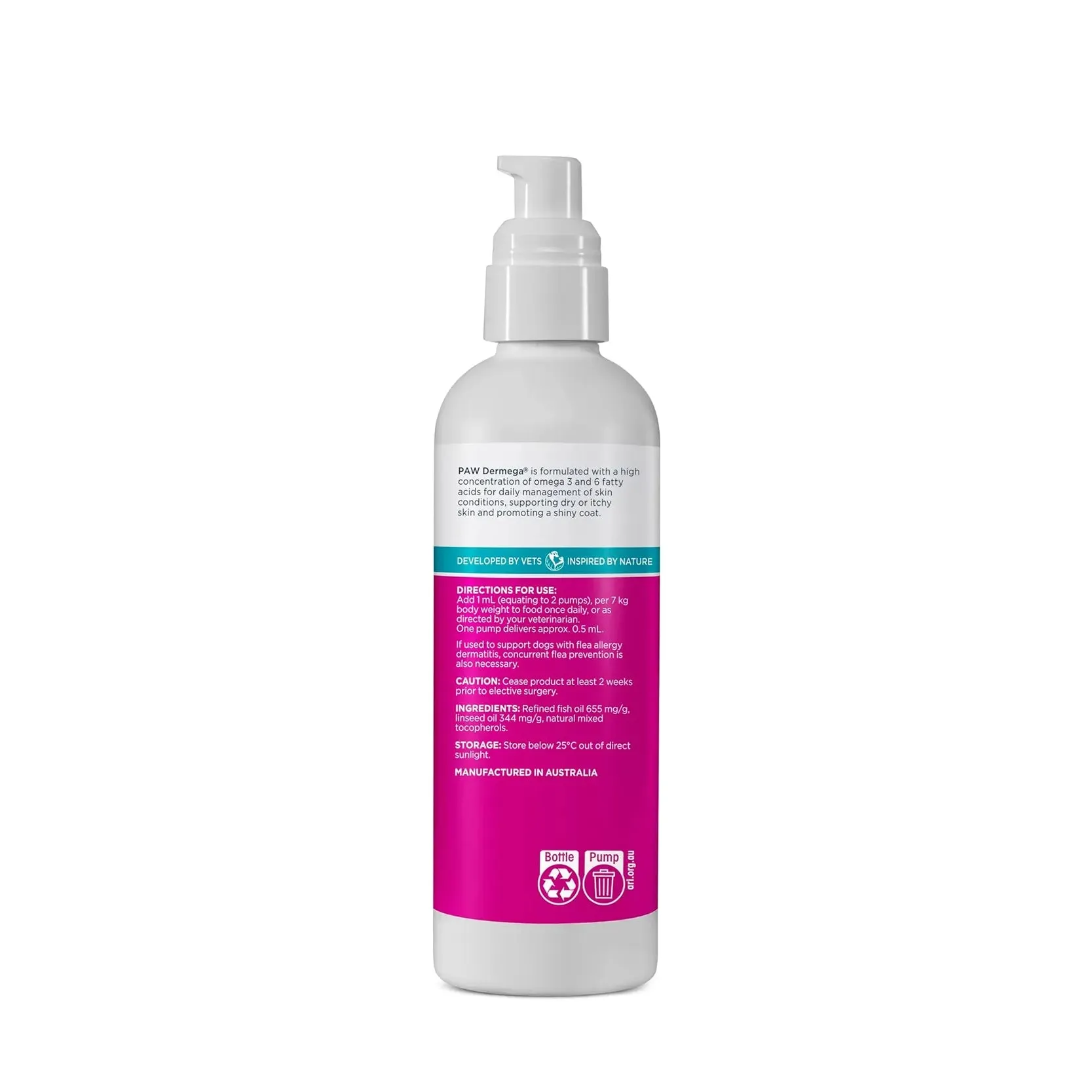 PAW - Dermega (Skin & Coat Supplement for Dogs) 200ml