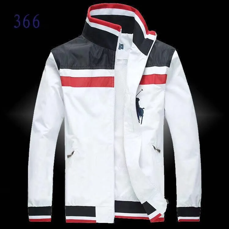 PRL Men's NavyBlue White Longsleeves Track Jacket