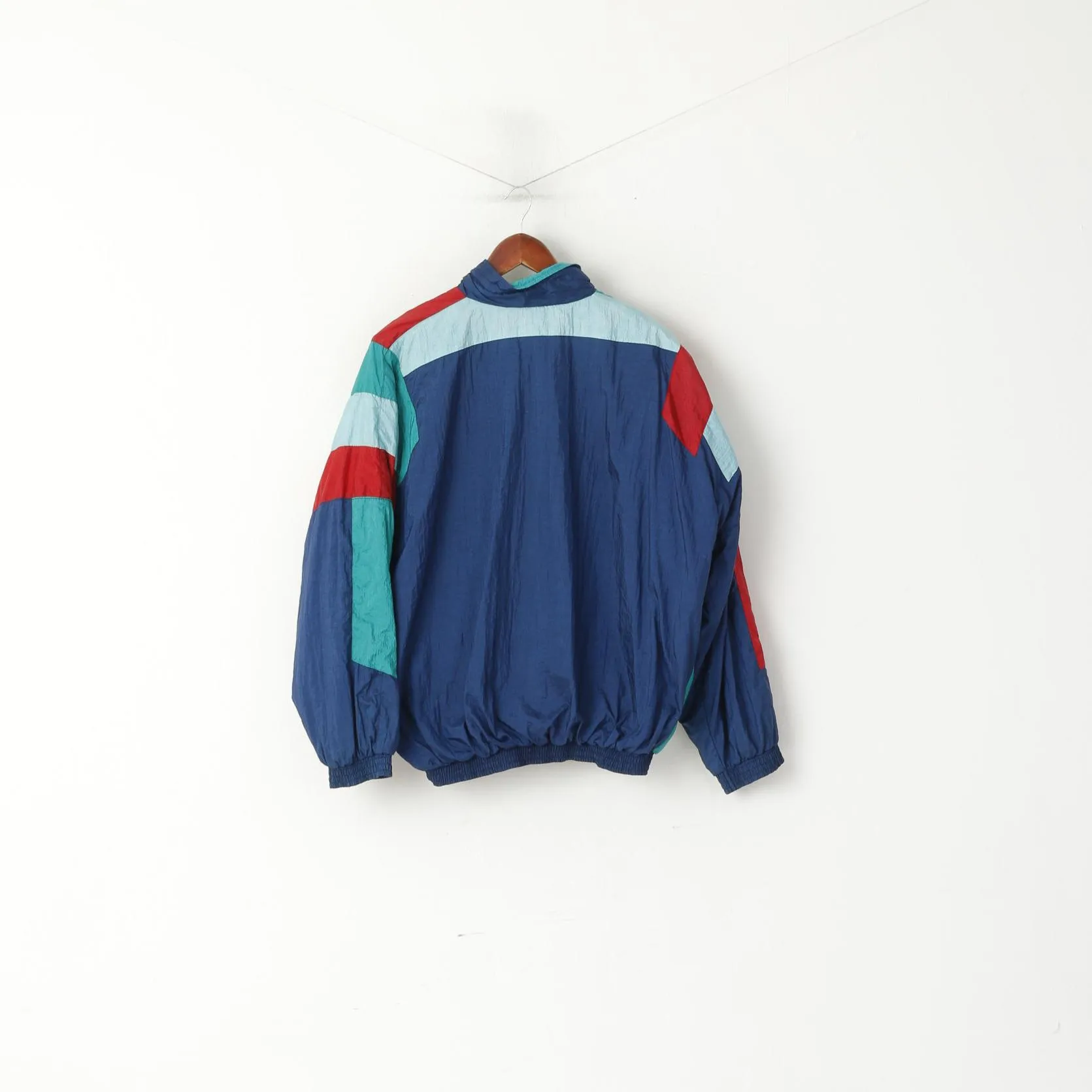 Puma International Men L Track Top Jacket Navy Vintage Nylon Festival Sport Top