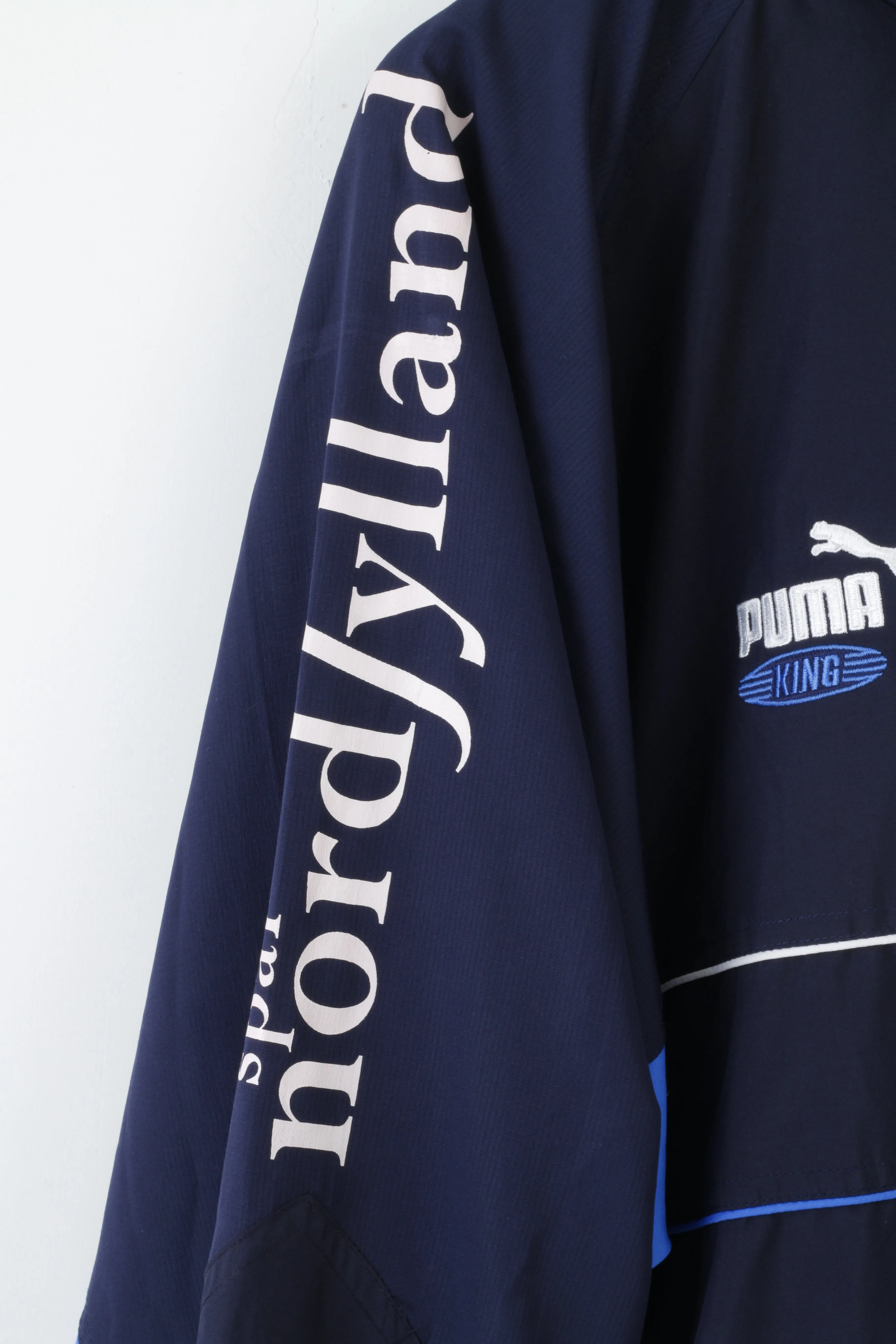 Puma Mens M  Jacket Navy Zip Up King Activewear Lightweight Track Top