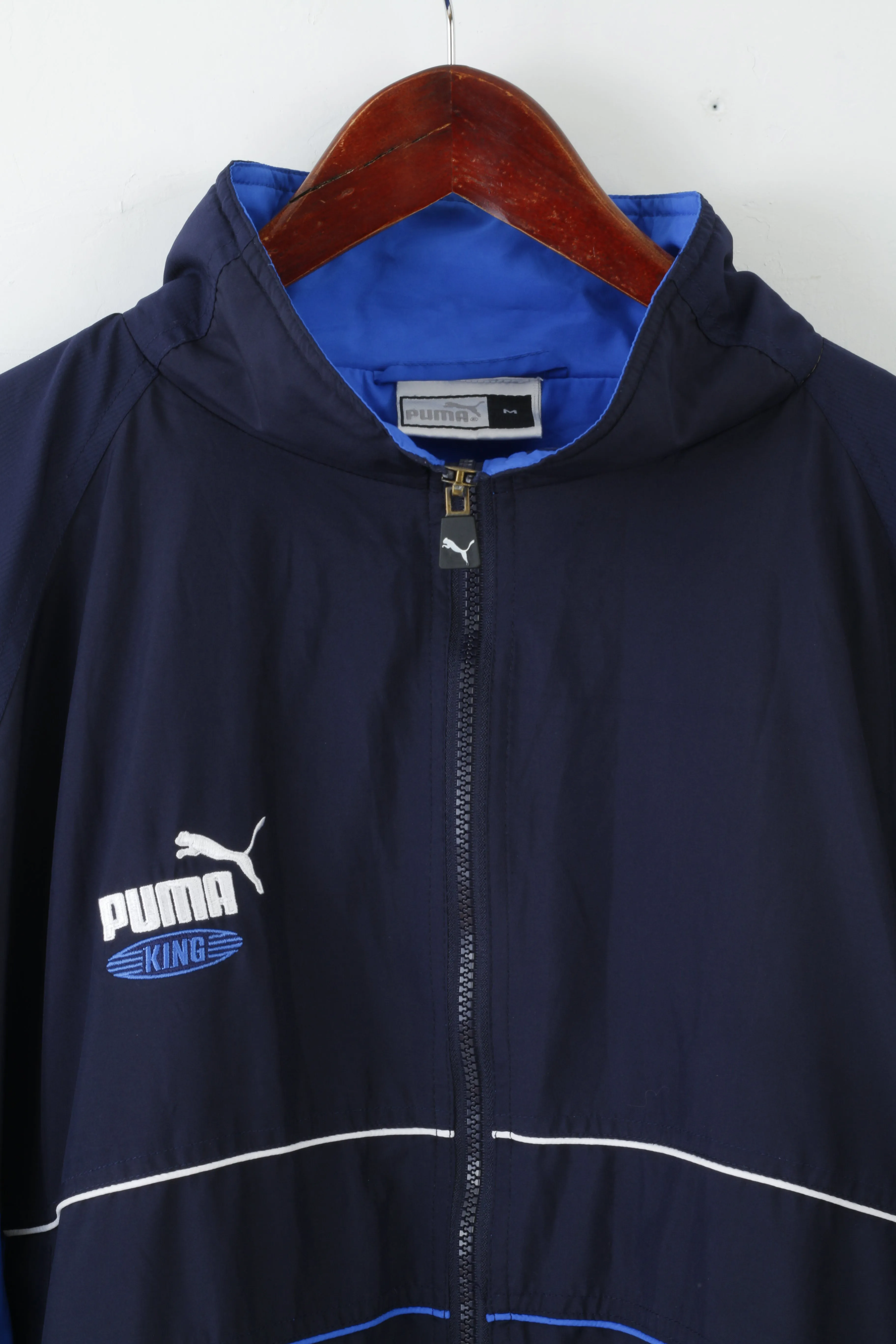 Puma Mens M  Jacket Navy Zip Up King Activewear Lightweight Track Top