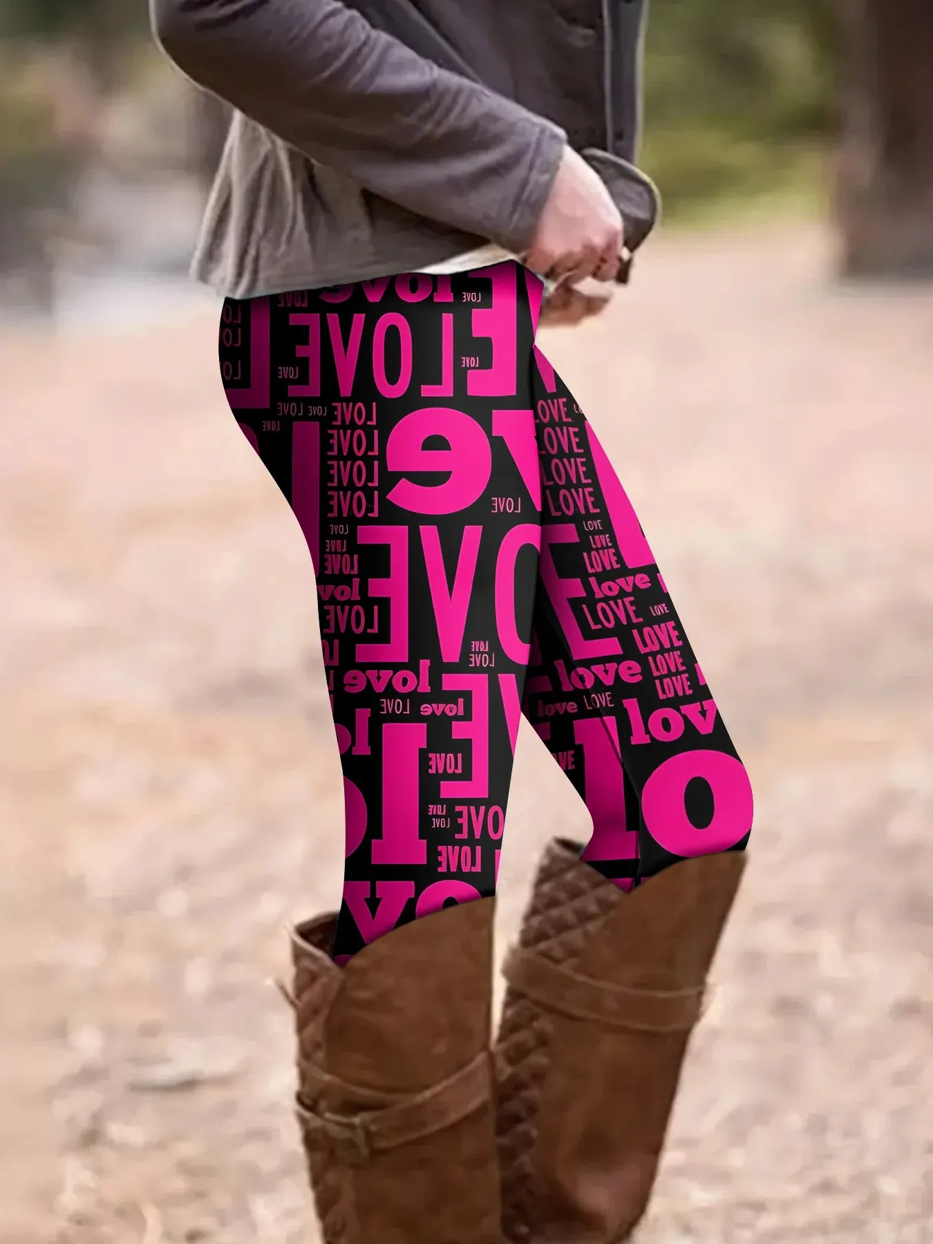 Push-up Middle Waist Leggings