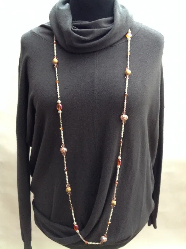 Romo Twist Jumper in Slate Grey