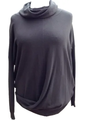 Romo Twist Jumper in Slate Grey