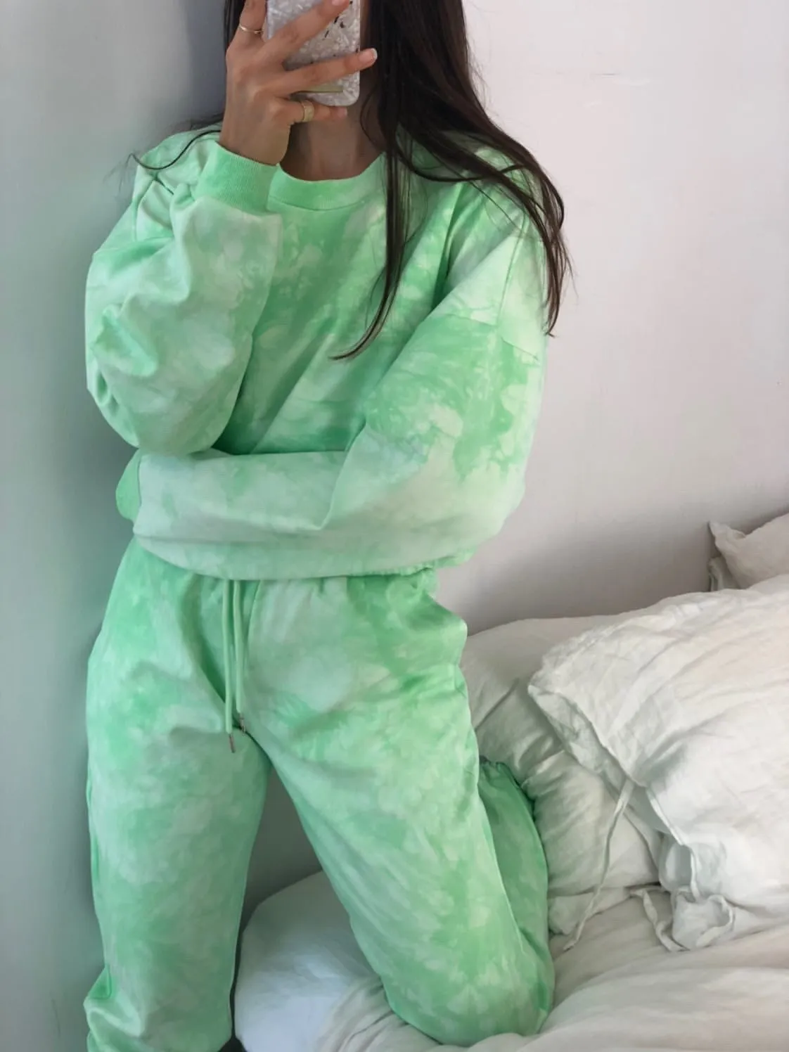 Shari Cropped Jumper - Green