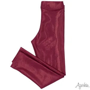 Shimmer Legging in Maroon