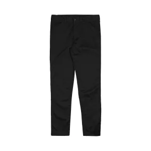 SLIM-FIT BLACK CHINO PANTS