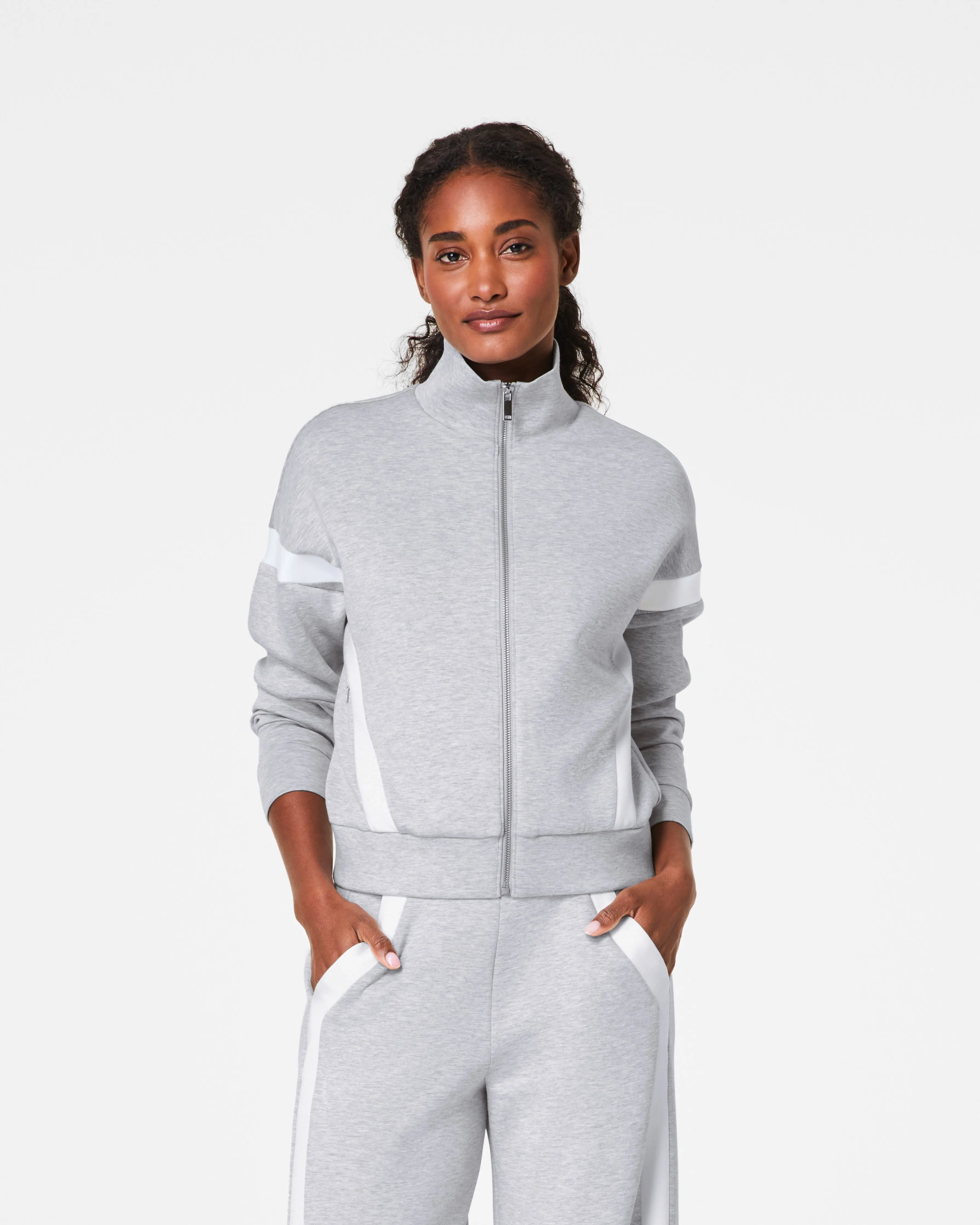 SPANX® AirEssentials Striped Track Jacket, Limited Edition Colors