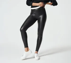 Spanx PETITE Faux Leather Leggings