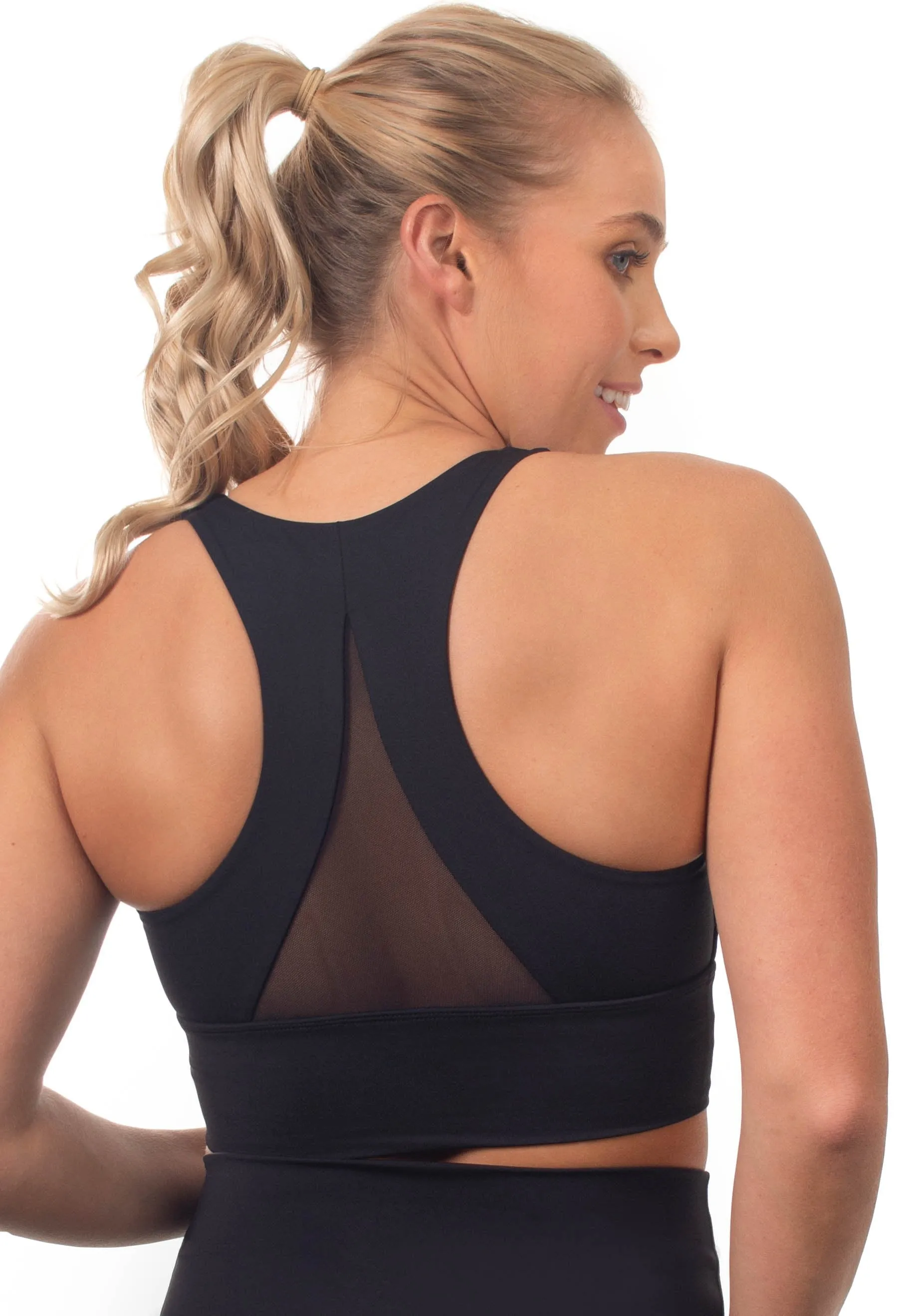 Sports bra - Long Line with a Mesh Racer Back - 3 Pack