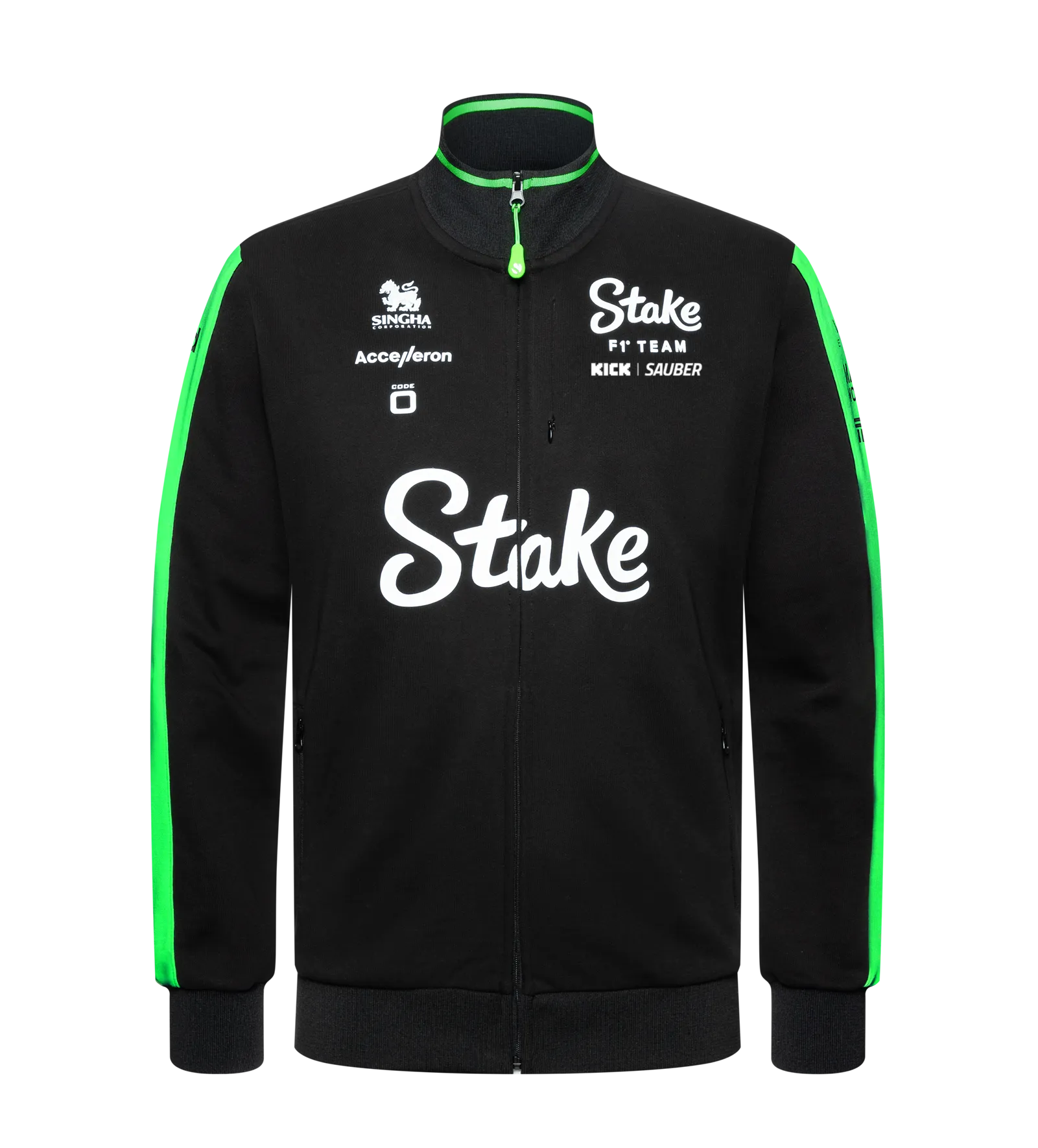 Stake F1 Kick Sauber Team Full Zip Sweatshirt Jacket 2024