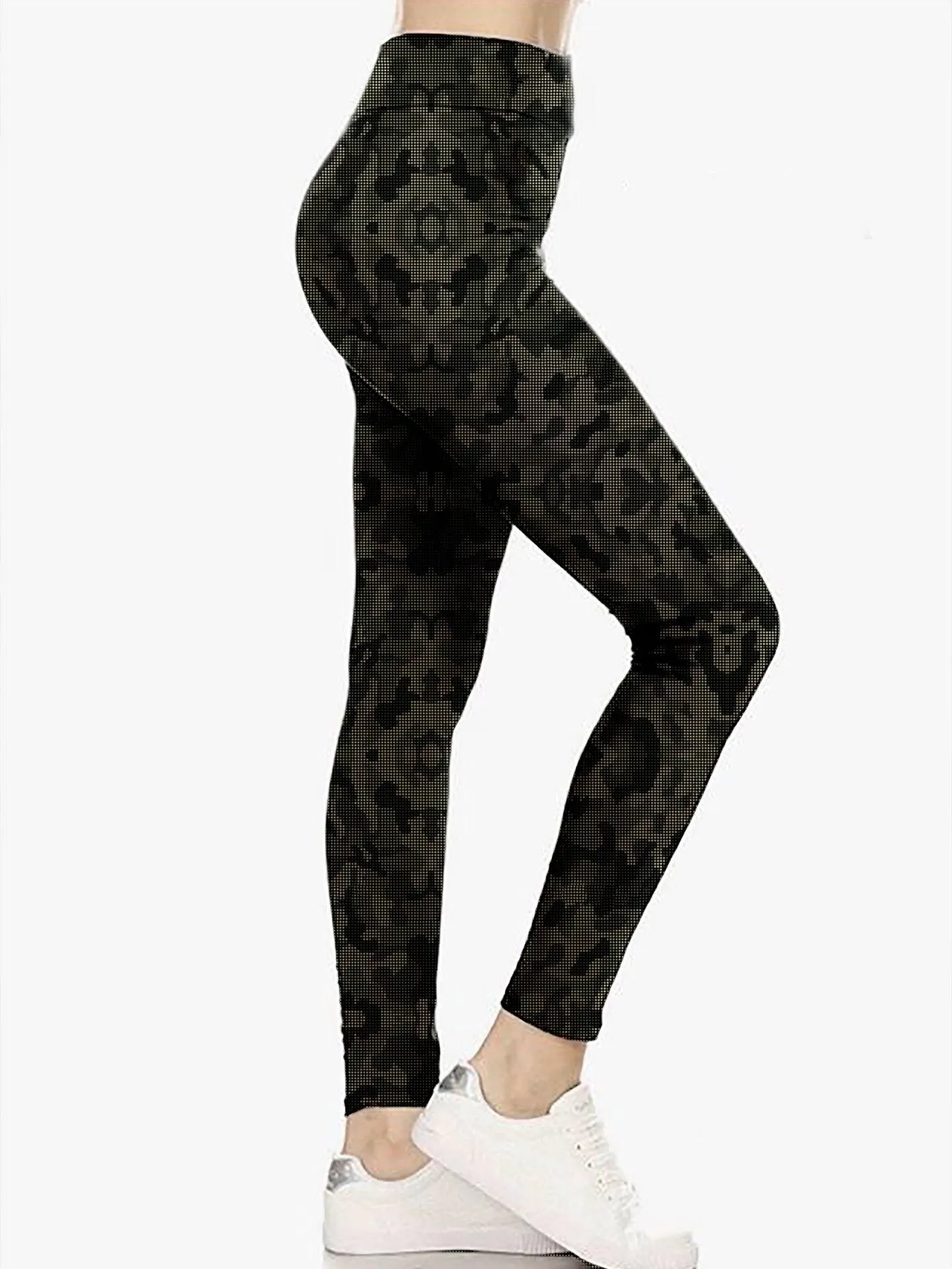 Stealth Green Camo Leggings- Sale