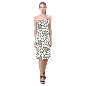Strawberry Dreams White Alcestis Slip Dress