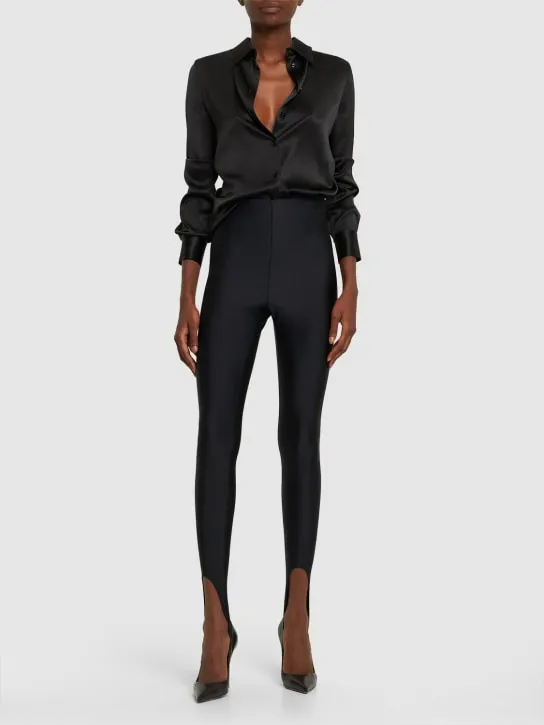 The Andamane   New Holly 80&#x27;s shiny lycra leggings 