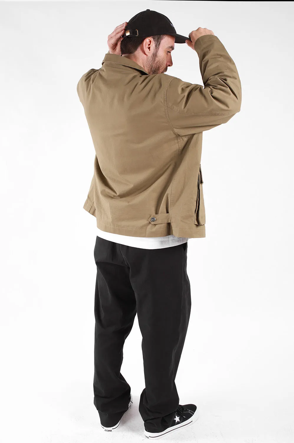 Theories Herringbone Hunting Trousers Black