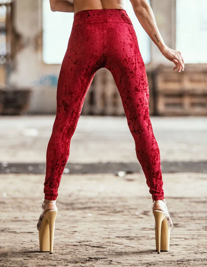 Velvet leggings Adriana