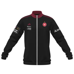 Western Sydney Wanderers 24/25 Track Jacket (IA0416-BLACKRED)