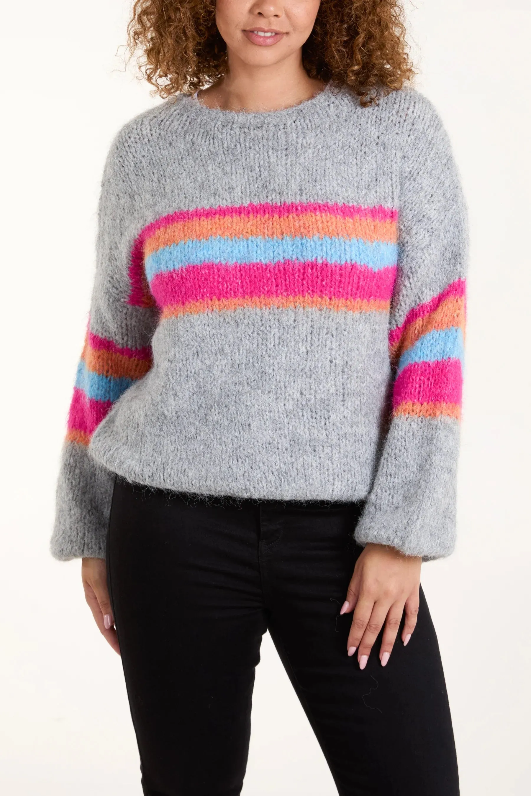 Wild Flower Stripe Jumper