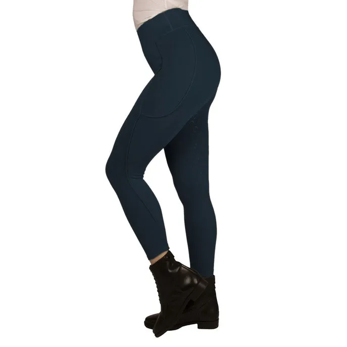 WOMEN&#x27;S FULL GRIP LEGGINGS NAVY