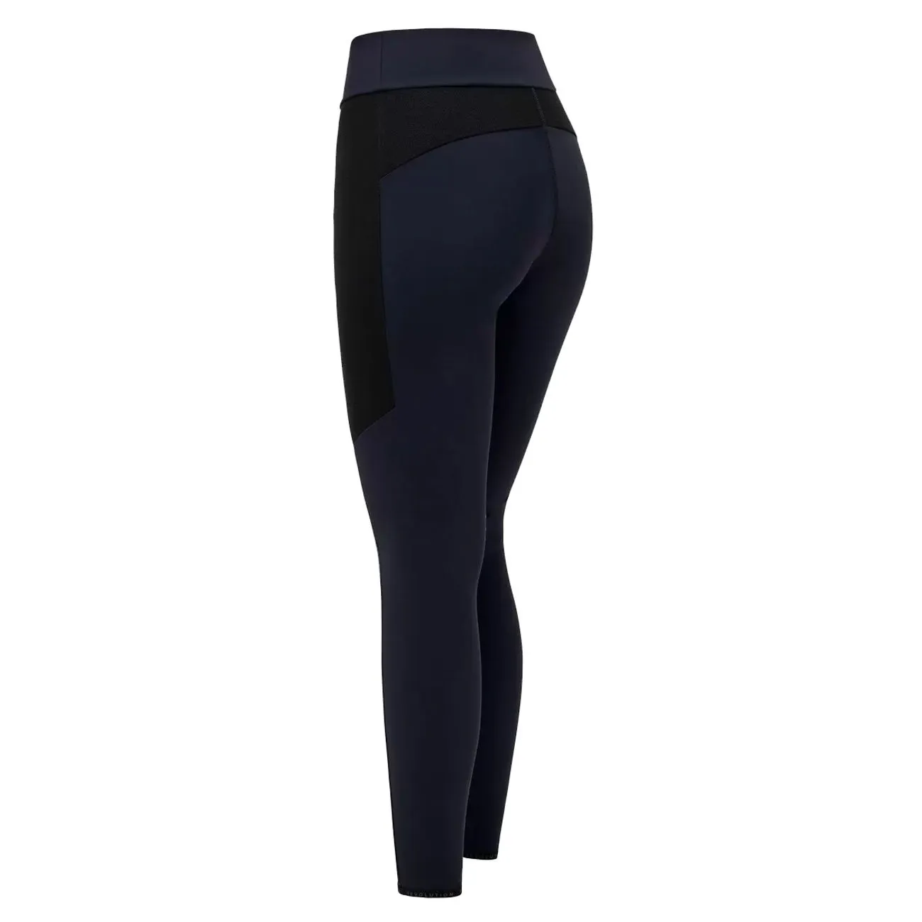 WOMEN&#x27;S LEGGINGS IN JERSEY MESH R-EVO NAVY