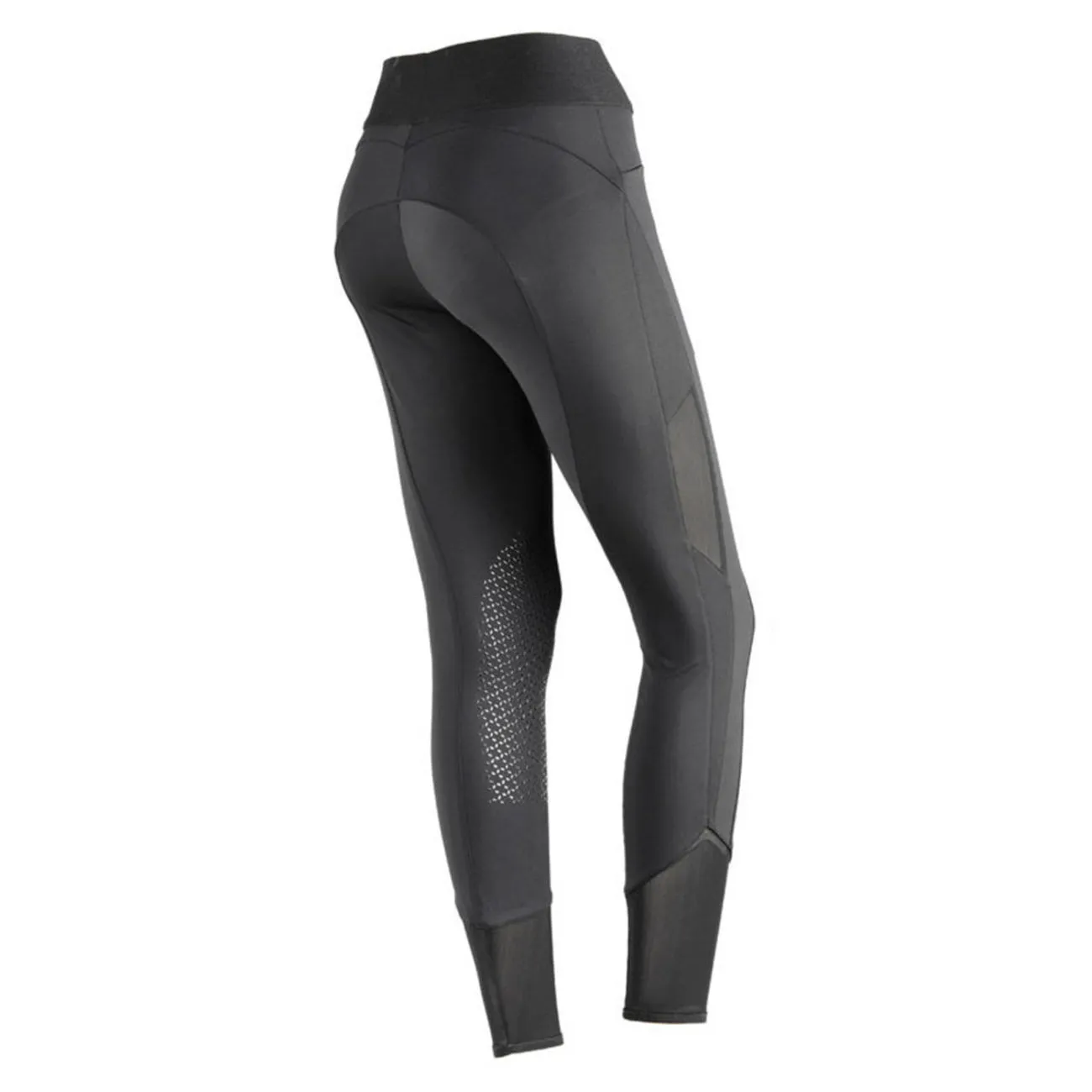 WOMEN&#x27;S LEGGINGS KNEE GRIP MARIGOLD BLACK