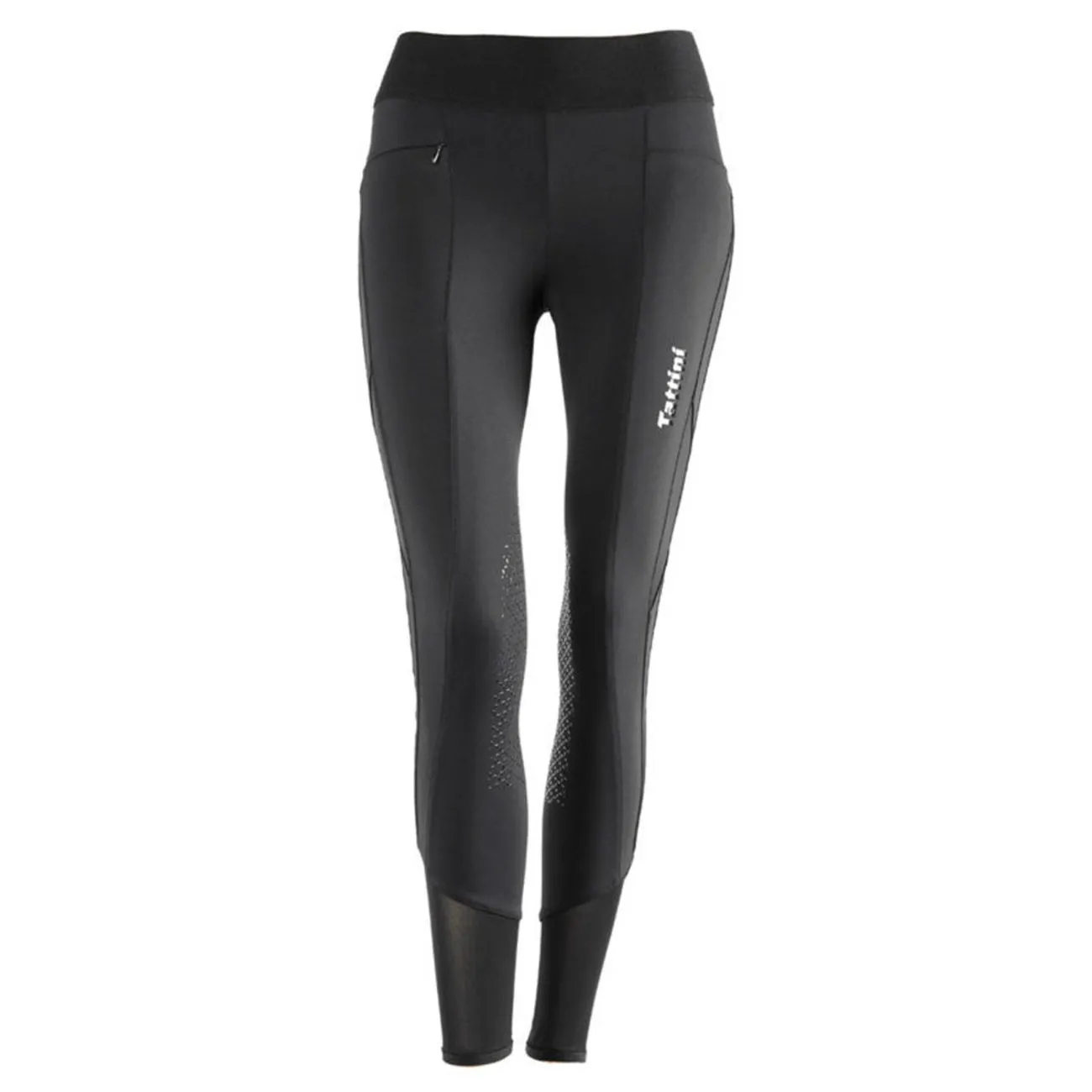 WOMEN&#x27;S LEGGINGS KNEE GRIP MARIGOLD BLACK
