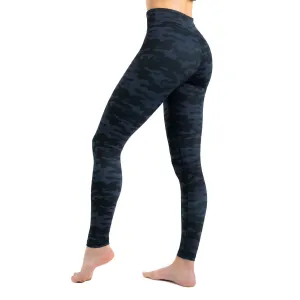 Women's Compression Leggings Super High Waist - Camo Black